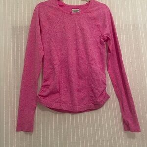 Athleta At Ease long sleeve ruched top